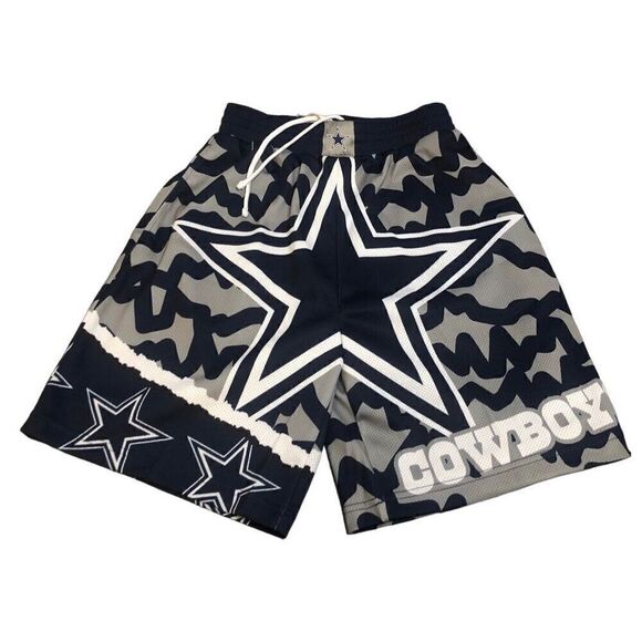 Mitchell & Ness Dallas Cowboys Jumbotron Sublimated Shorts Men’s Size Medium - Picture 1 of 5